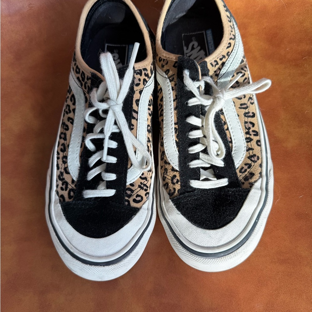 Vans Leopard Print Sneakers